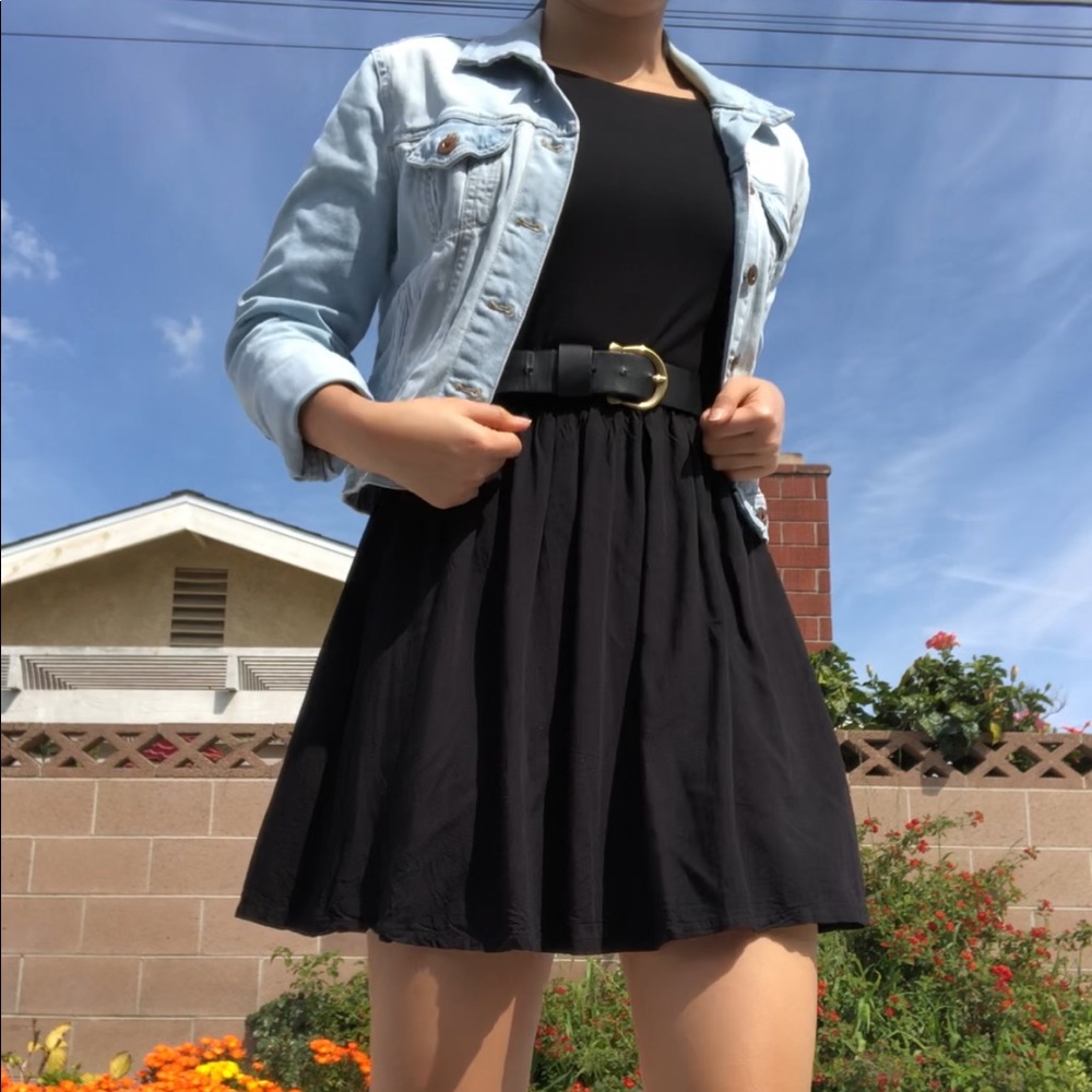 Black Fit & Flare Dress